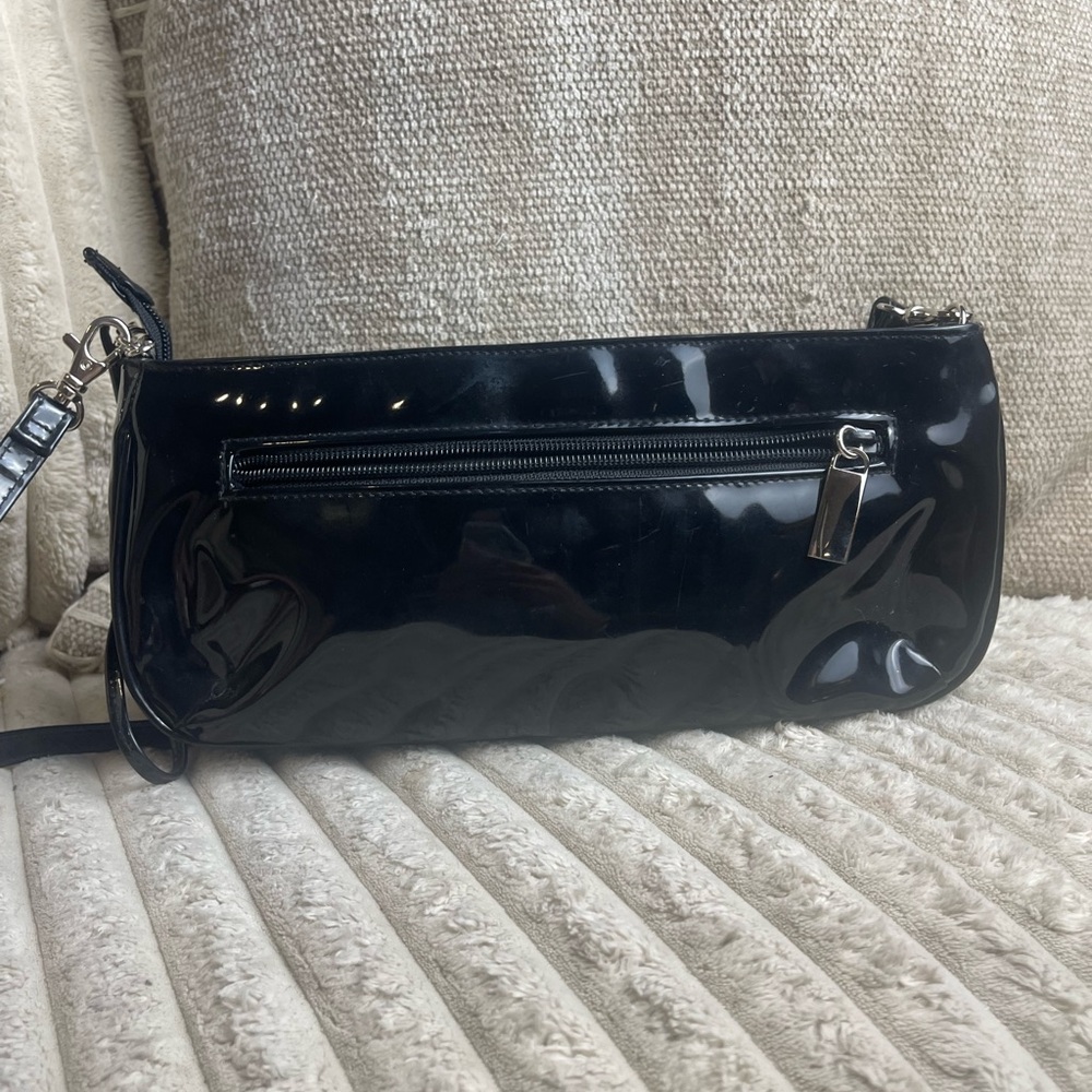 Worthington Black Patent Mini Crossbody Bag - Picture 4 of 8